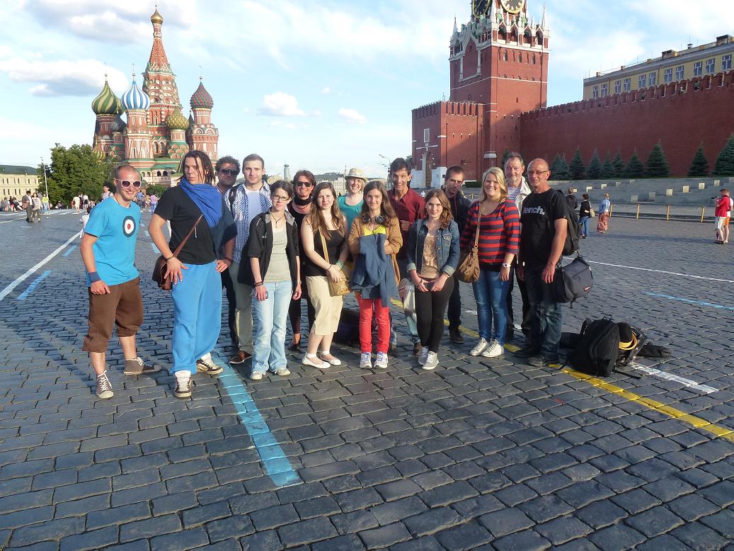 Unsere Gruppe auf dem Roten Platz